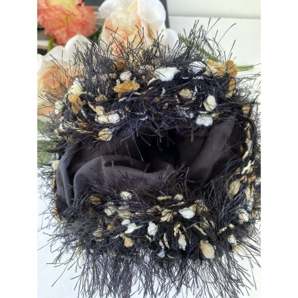 Vintage Handmade‎ Fringy Fuzzy Hairy Handbag - Picture 6 of 10